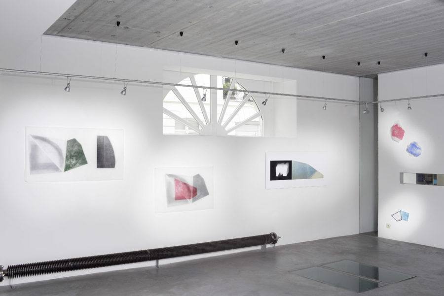 Bruits sur la rétine, l'expérience de l'empreinte, exposition solo de Sarah Behets à La Maison CFC éditions-librairie, Bruxelles, 2018