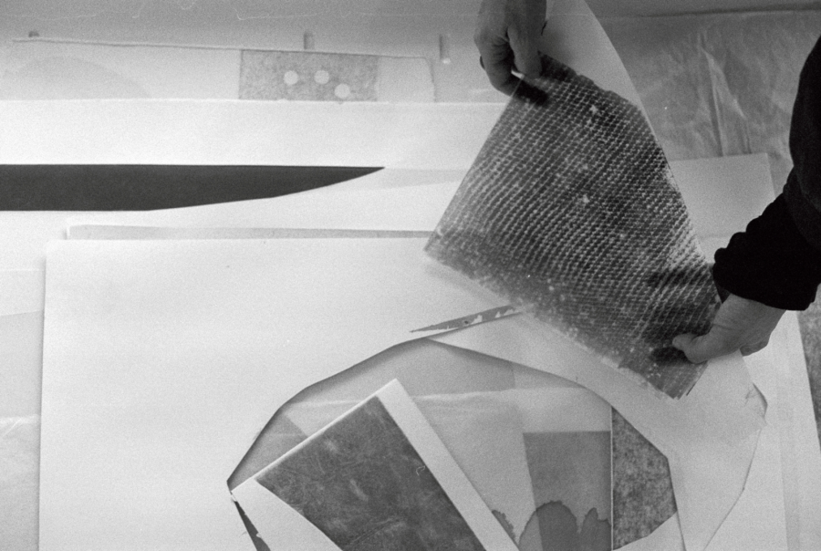 Atelier, Bruxelles, automne 2024, reportage dans l'atelier de Sarah Behets © photo Eve Bernard