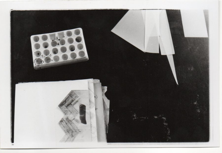 Atelier, Bruxelles, automne 2024, reportage dans l'atelier de Sarah Behets © photo Eve Bernard